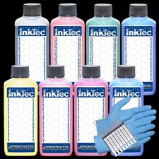 0,8L Inktec Encre Pigmentée Recharge pour HP 38XL Photosmart B8850 B9100 B9180GP
