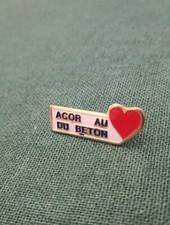 Pin's Pins Pin Enamel 13 Société Treillis Soudé Poutres BÉTON Armée  "ACOR"