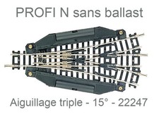 FLEISCHMANN Aiguillage triple