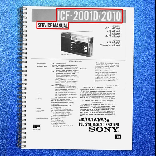 Sony icf 2001d 2010 receiver - sony,