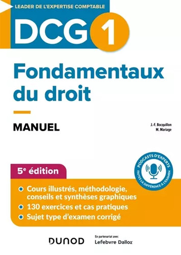 Dcg fondamentaux du droit - -,