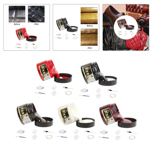 Baume recolorant pour - cuir, kit