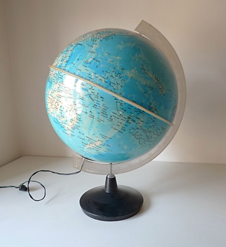 Globe terrestre lumineux lampe - terrestre,