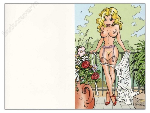 Carte postale double - , walthery