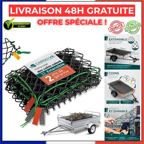 Filet extensible remorque 1x2