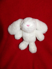 Doudou Peluche ATMOSPHERA KIDS Lapin Blanc Museau Rose