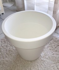 Pot / Cache-pot ELHO Pure Round 40 - Blanc pure -  22L