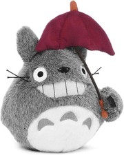 MAISON GHIBLI - PELUCHE TOTORO AVEC PARAPLUIE ROUGE - MON VOISIN TOTORO - S-3526