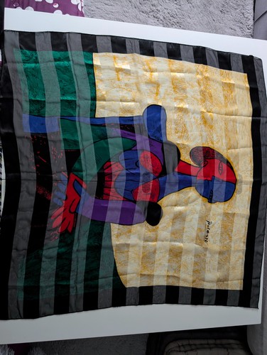 Foulard soie carré 100 - foulard, :