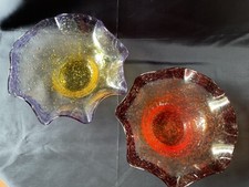 2 Coupelles En Verre Du