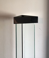 Lampadaire halogène verre/acier chromé Mauro Marzollo 80´