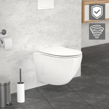 Toilette suspendu sans rebord