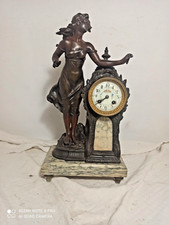 Pendule 1900 marbre et regule