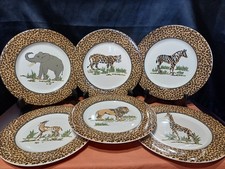 lot 6 assiettes dessert geneuviéve lethu modéle tanganyika 1996