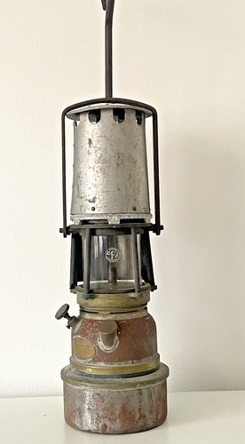 Lampe mineur arras - mineur, verre