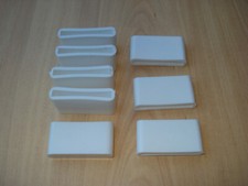 Lot de 8 embouts BLANCS