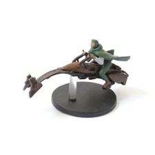 STAR WARS 4/60 REBEL 21 COMMANDO ON SPEEDER BIKE 2004 LFL & TM FIGURINE SOCLE