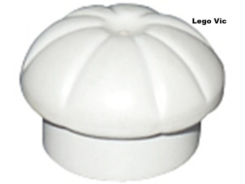 Lego 3898 chef toque white - chef,