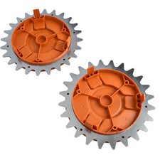 Enjoliveur de roue orange vif