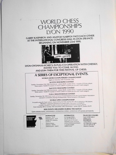Kasparov karpov championnats - [kasparov-karpov],
