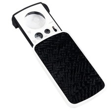 Kurtzy Loupe Éclairante de Poche LED - Loupe 30X 60X 90X - Loupe de Lecture