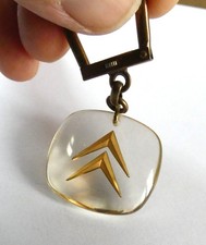 Ancien porte clé Bourbon Chevrons Automobile Citroën  Années 60. Garage...