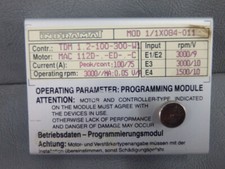 MOD11X084011      - INDRAMAT -      MOD1/1X084-011 /     Programming module USED