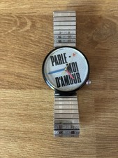 Montre Vintage Parle Moi D’amour Alain Silberstein  Quartz Fashion Watch