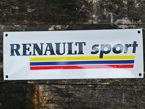 Plaque émaillée renault - émaillée,