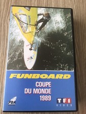 CASSETTE VIDÉO VHS FUNBOARD COUPE DU MONDE 1989 PBA WORKD TOUR NAISH SIMON RARE
