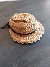 Ancien chapeau paille poupée