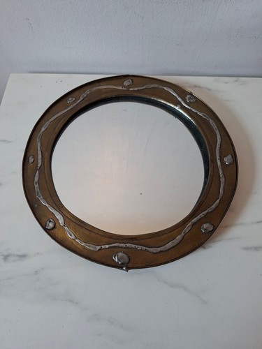 Miroir ancien laiton - ancien,