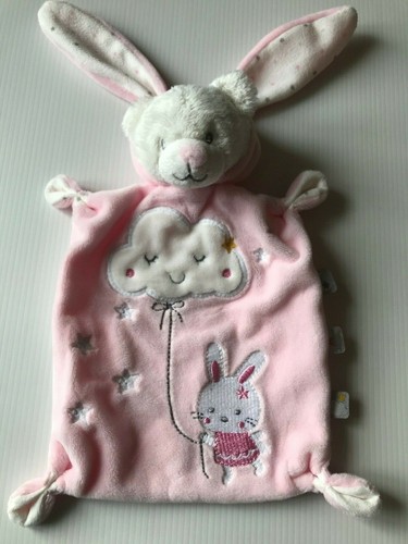 Doudou ours lapin mouchoir - ours,