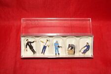PREISER HO 5 PERSONNAGES PERSONNEL D'ENTREPOT 10578  DECOR TRAIN ELECTRIQUE BO
