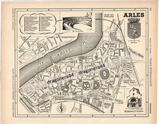 ARLES - Plan de Ville Ancien - Edition 1951 - DIDOT-BOTTIN