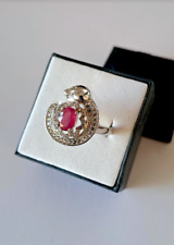 Bague rubis argent 925 / or