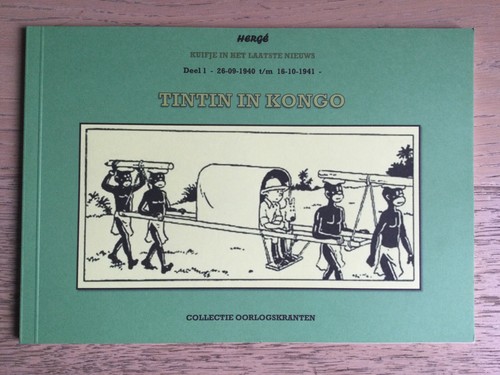 Tintin hergé kongo - tintin, en