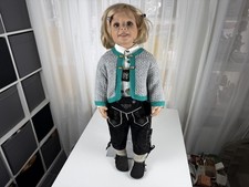 Poupée d'artiste poupée Monika Peter poupée légère en vinyle 88 cm. Excellent...