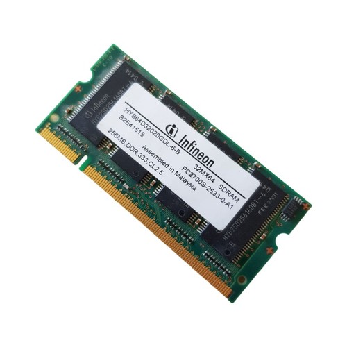 Barrette mémoire 256mo ram - barrette,