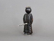 Art Deco silverplate & wood