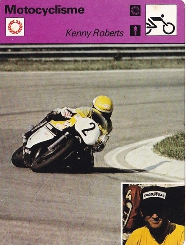 Moto carte fiche photo kenny - fiche,