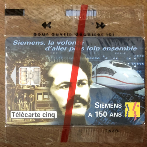 Telecarte siemens 150 ans - 150,