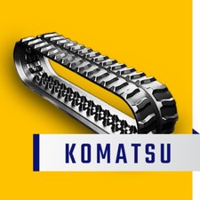Chenilles caoutchouc KOMATSU mini-pelles | Prix spécial pour 2 chenilles