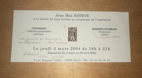 Art carton invitation - carton, d'invitation