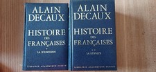ALAIN DECAUX - HISTOIRES DES FRANCAISES EN 2 TOMES - LA SOUMISSION - LA REVOLTE.