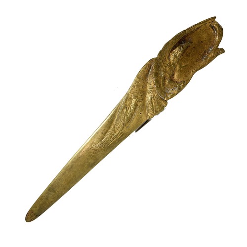 Coupe papier bronze doré - coupe-papier,