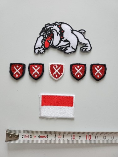 Lot patch hooligan bulldog