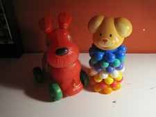 2  jouets d'éveil bebe vintage. Jouets d'enfance souvenir .Jouet ancien vintage 