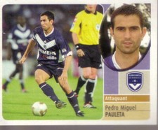 STICKER PANINI FOOT 2003 PEDRO MIGUEL PAULETA GIRONDINS de BORDEAUX