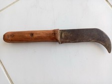  OUTILS ANCIENNE SERPETTE GREFFOIR MANCHE EN BOIS de 1950